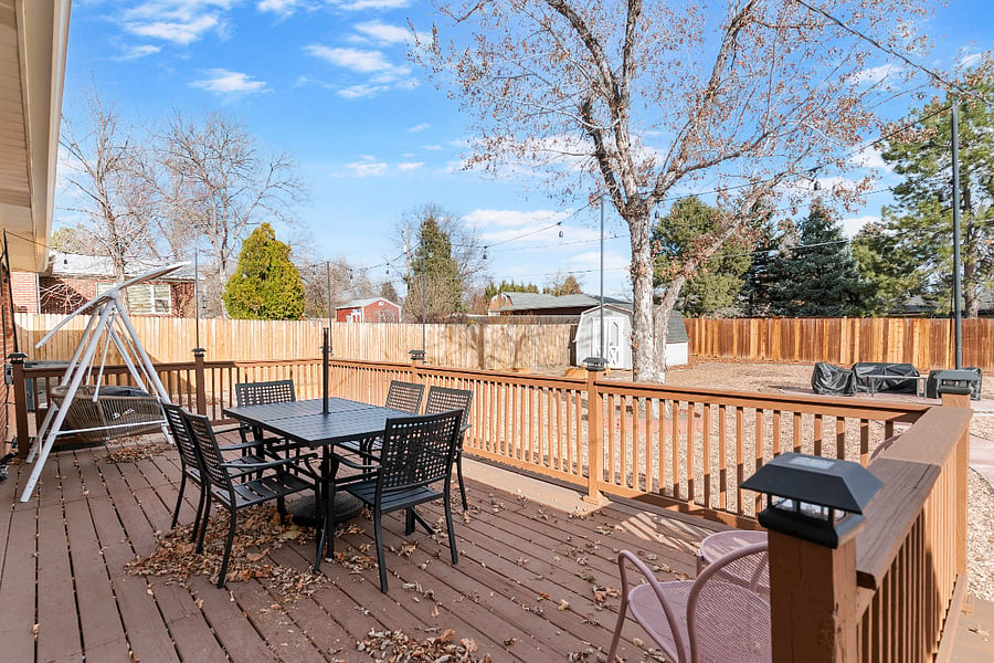 Backyard (winter months)