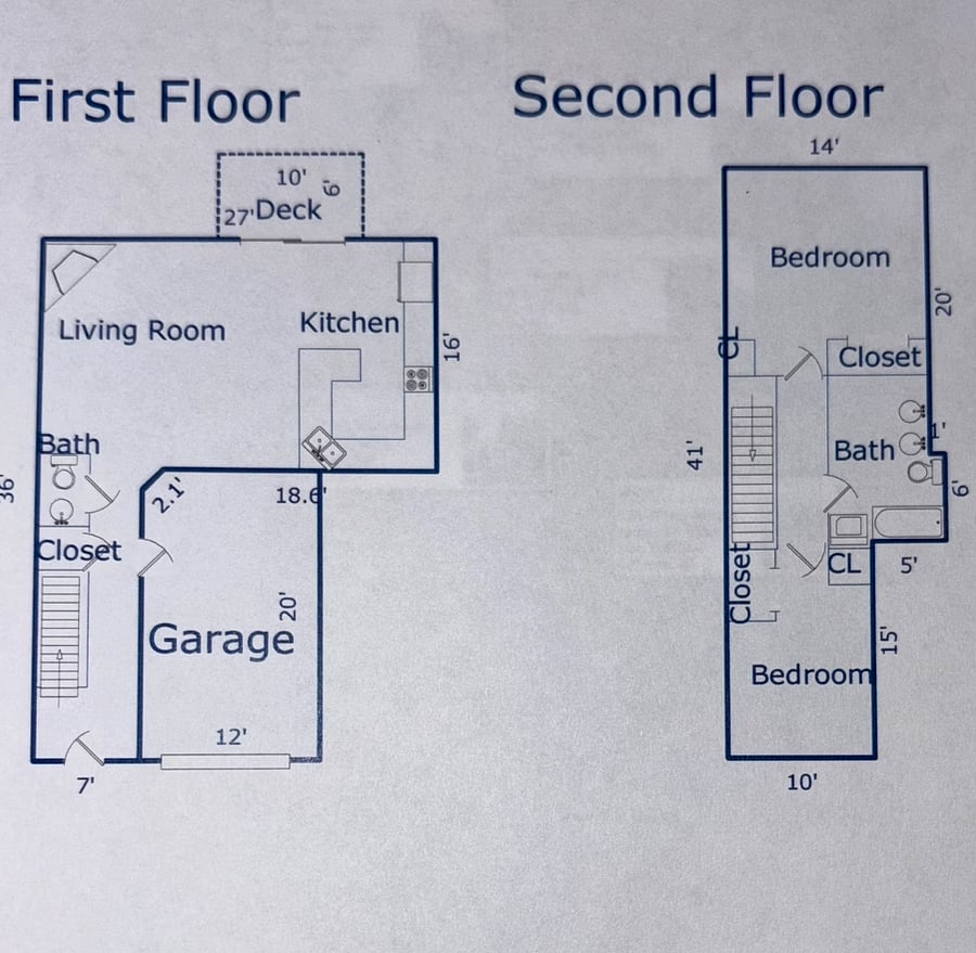 Your room is the 10' x 15' (lower right).