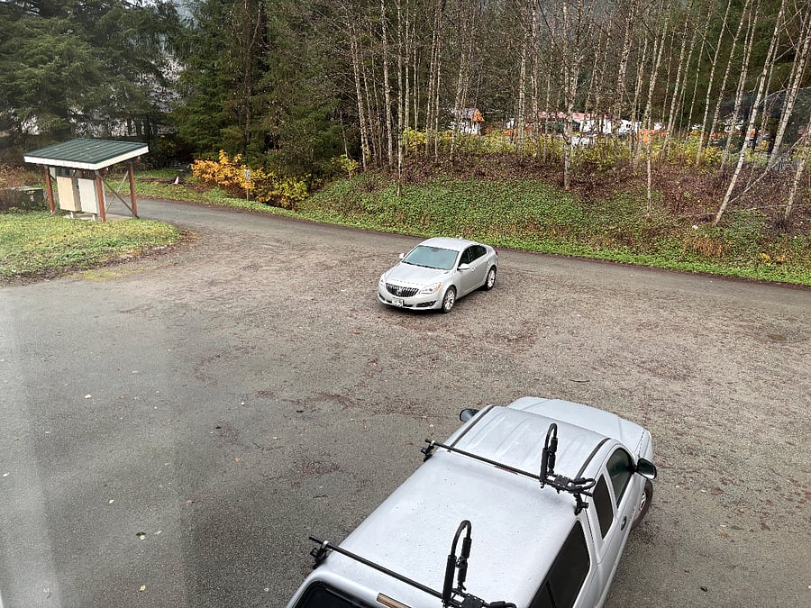 Giant open parking lot.