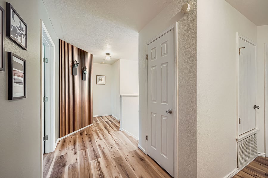 Welcoming bright hallway on 2nd floor