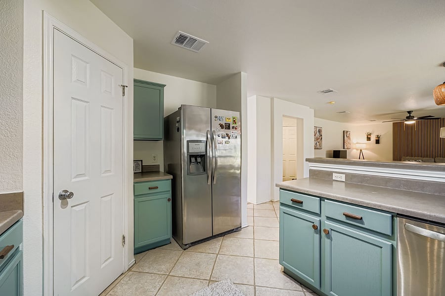 Plenty of counter space and storage for extended stays