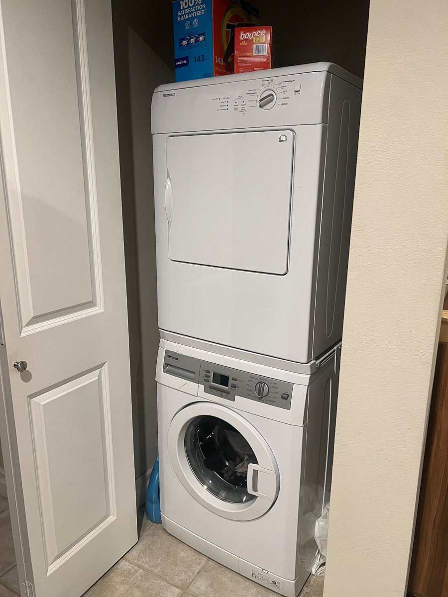 In unit washer/dryer 