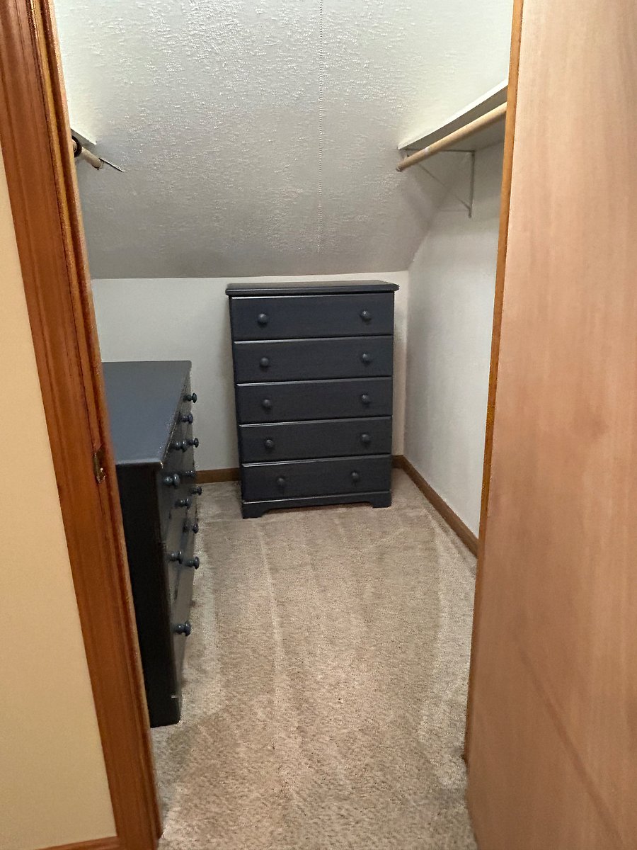 TWO Walk in Closets in Master 