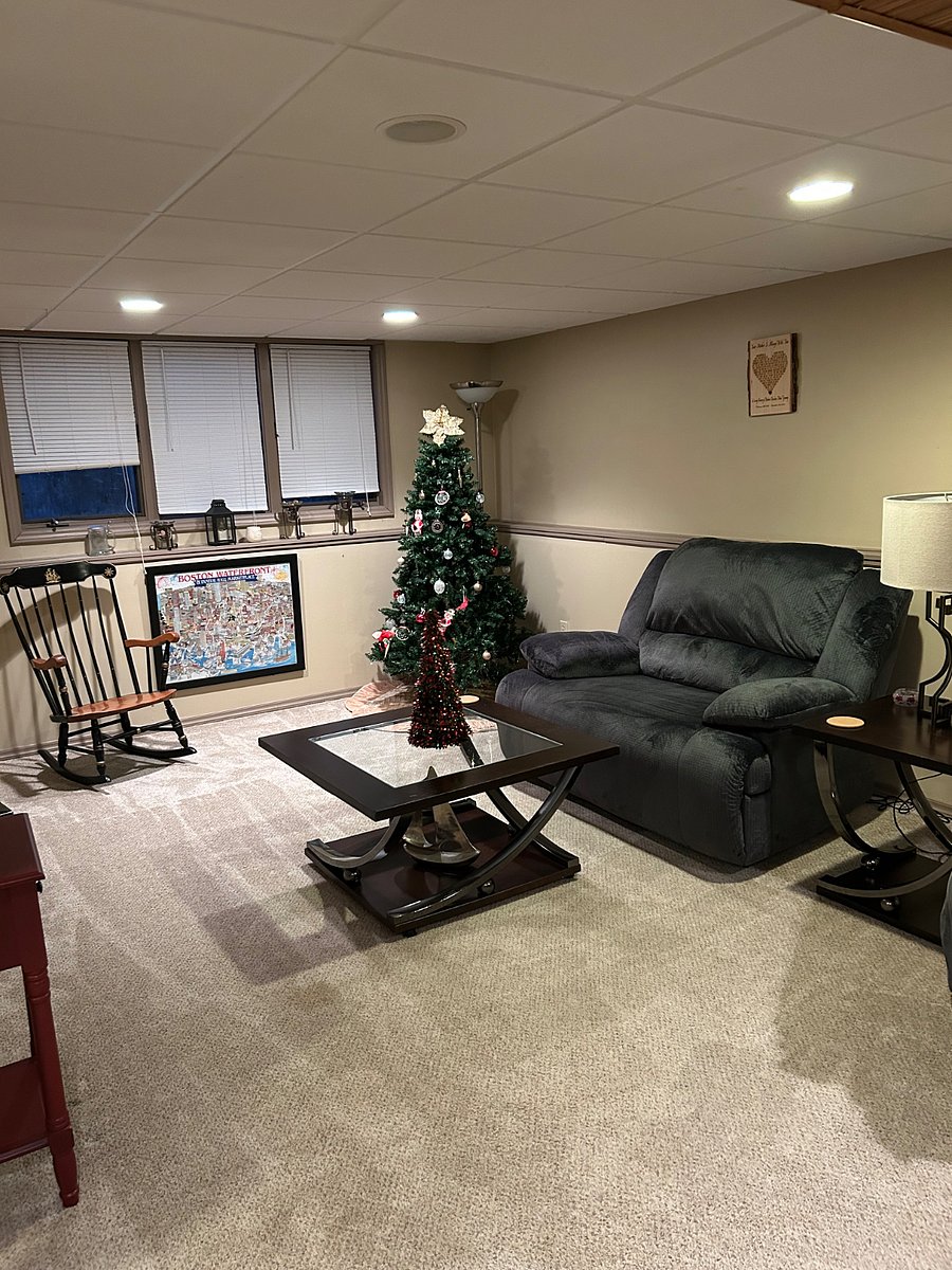 Downstairs family room