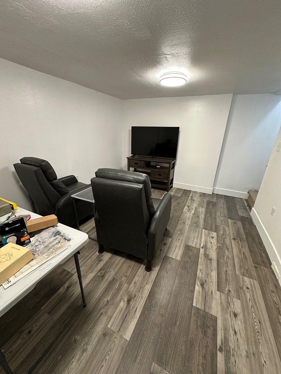 living room (shared), basement