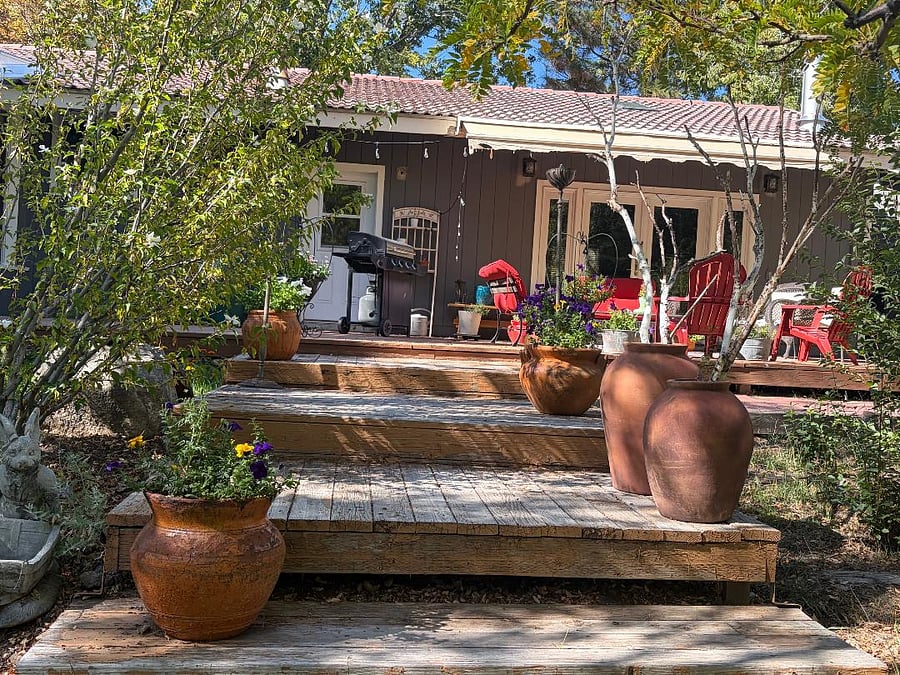 Backyard deck
