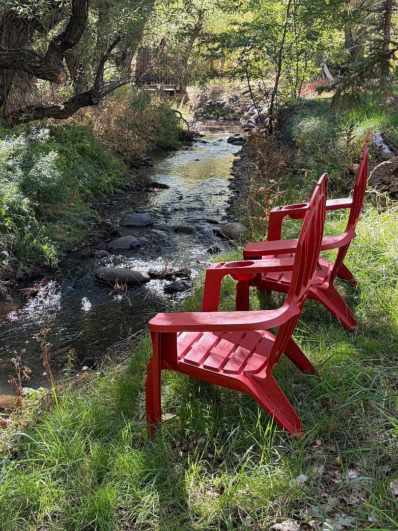 Creek in backyard