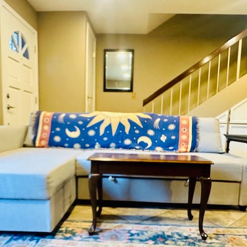 Living Room with Sofa Bed