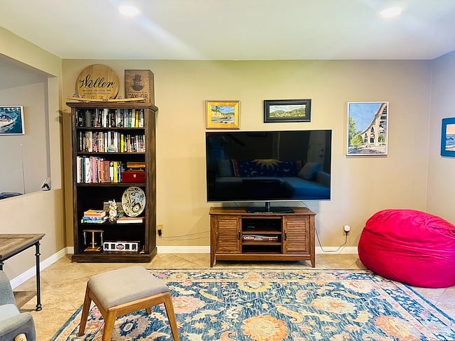 Living Room with Smart TV