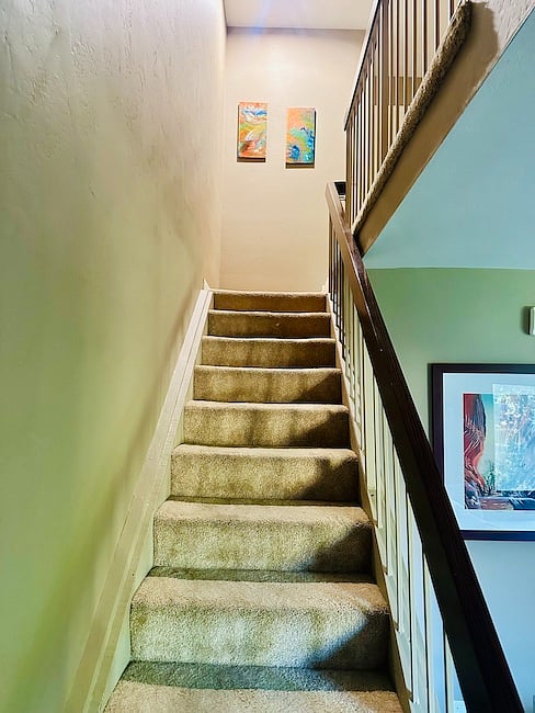 Stairs to bedrooms