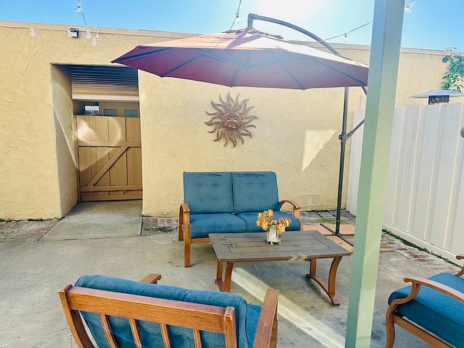 Out door Patio with BBQ