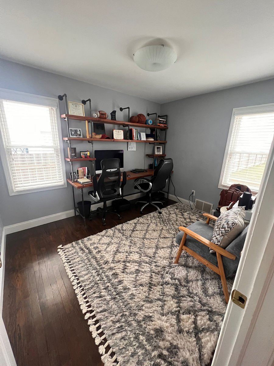 Nice big office to work from home.