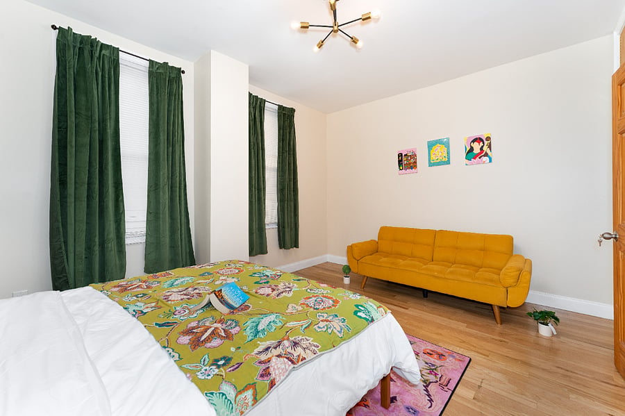 Bedroom 2 (Shared Bath, second floor)