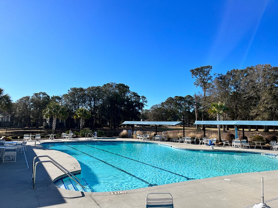 MAC pool, within walking distance to the condo.
