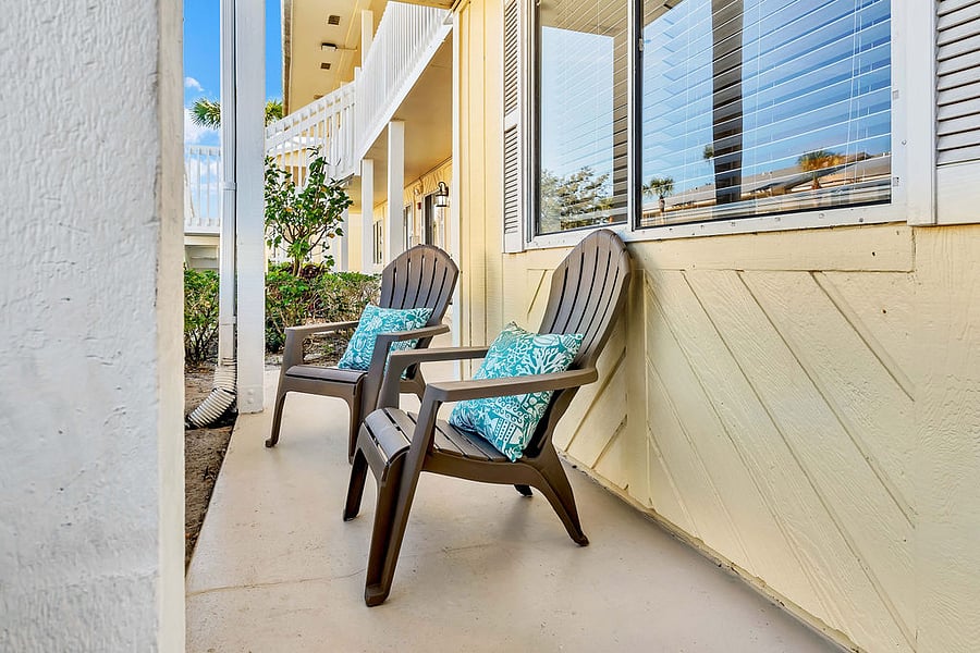 Space to sit outside and enjoy the Florida weather!