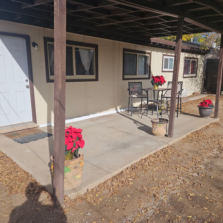 Large Open Patio for entertaining or Morning Yoga Practice
