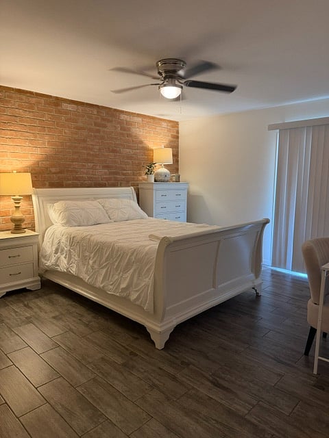 master bedroom also has access to the outside balcony