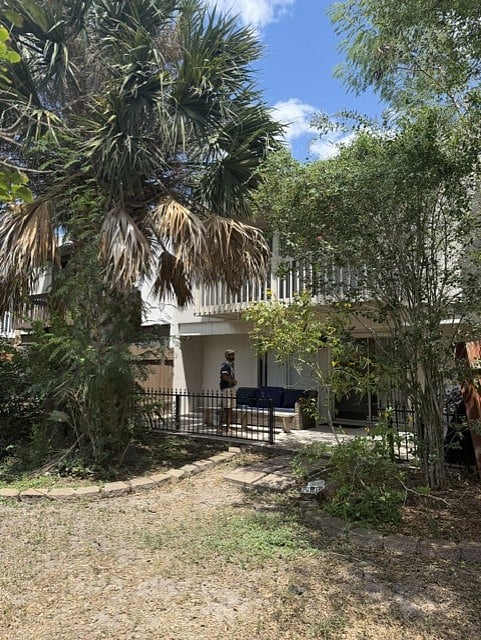this is looking at the unit from where the pool is located its a few yards away