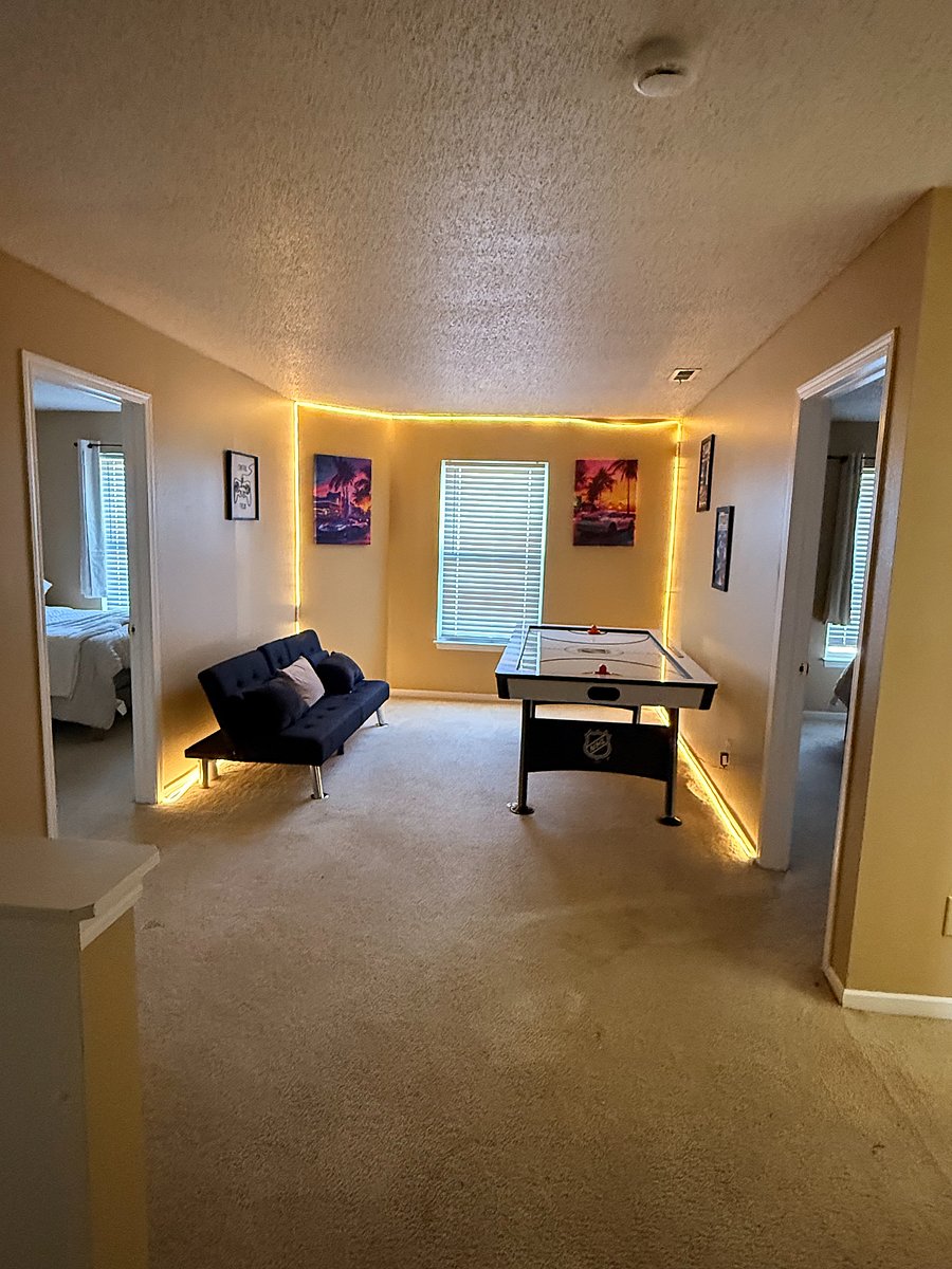 second floor gaming room