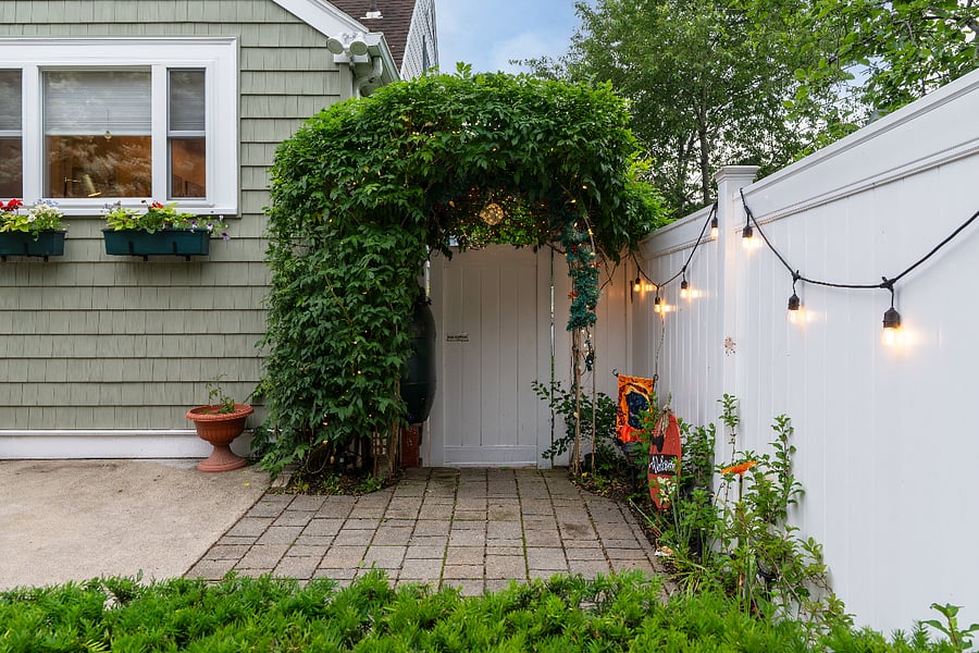 Entrance to the Garden Apartment
