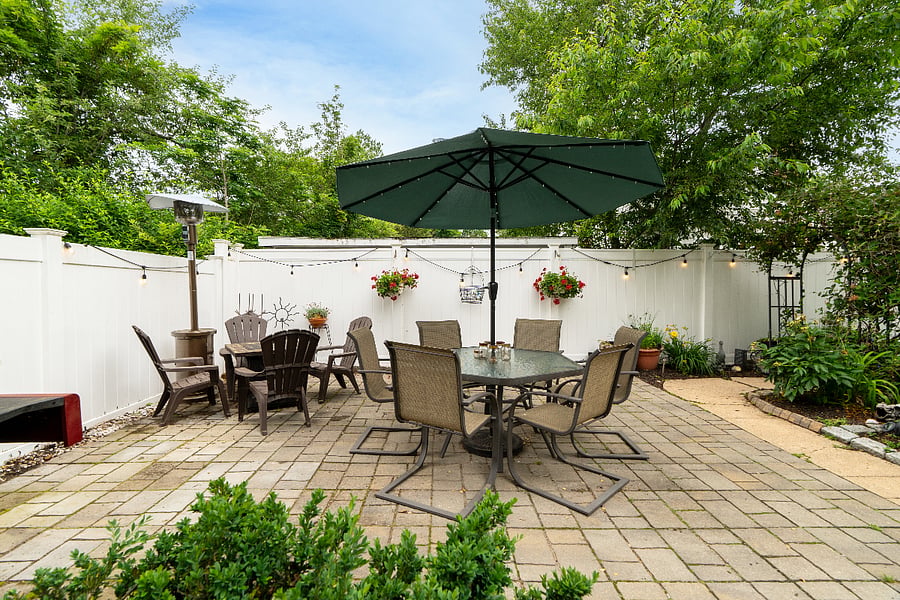 Patio for guest use