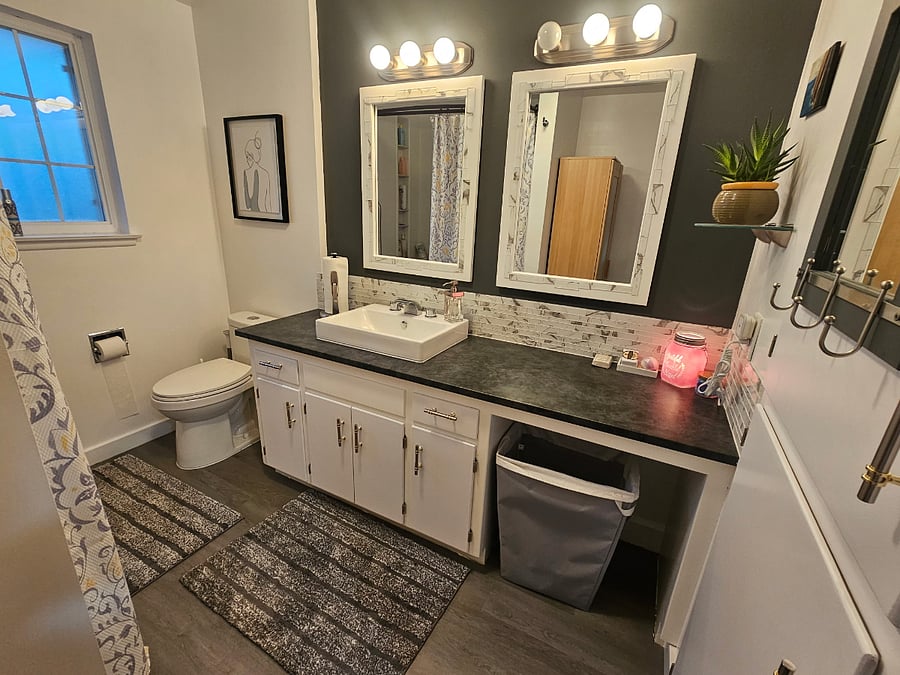 Bathroom this will be shared space.