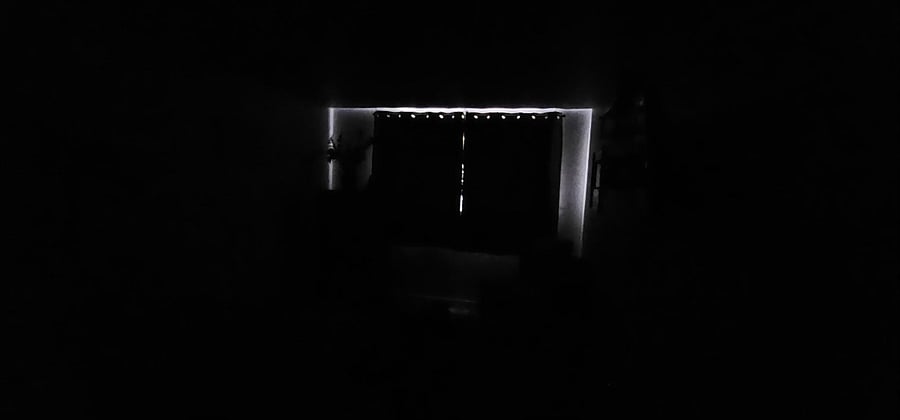 Unit B - Blackout curtains