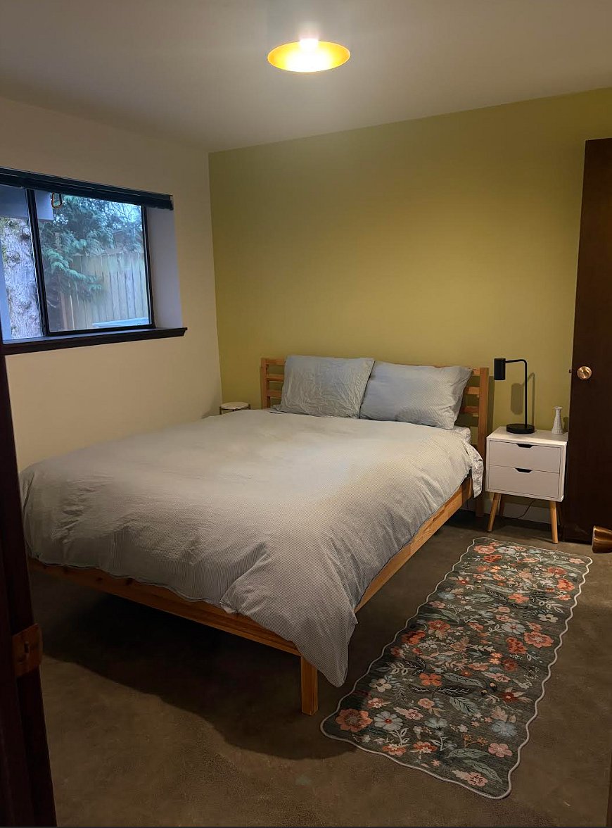 Private 1-bedroom suite with a desk perfect for work or study during your stay.
