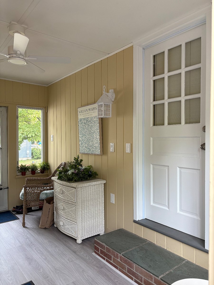 Breezeway entrance door.