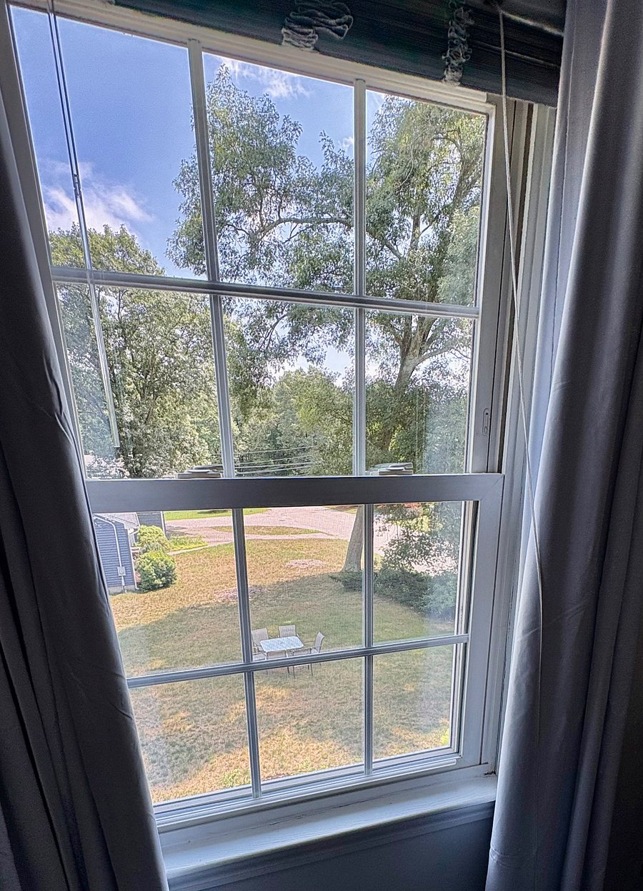 Pretty views out each of the windows