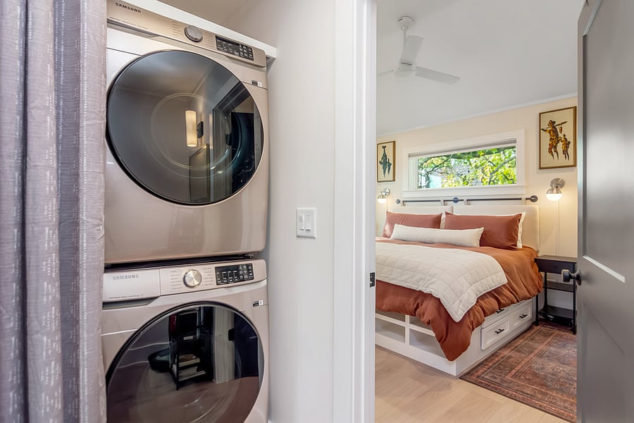 Washer and dryer