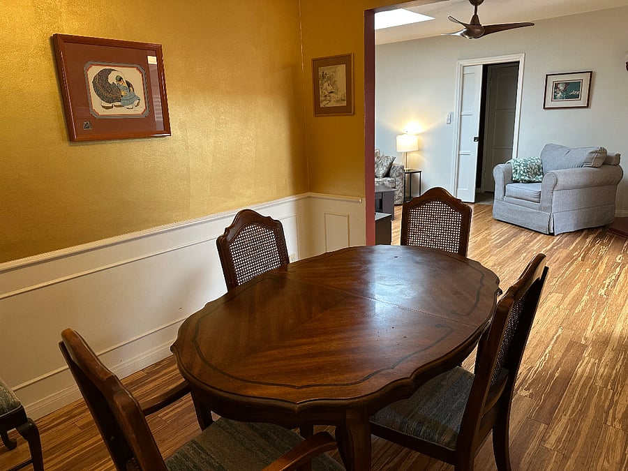 Dining Room looking toward the Living Room