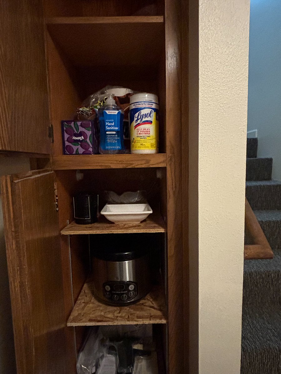 Cleaning supplies by washer/dryer
