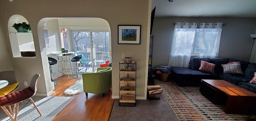 Layout from front entry hall