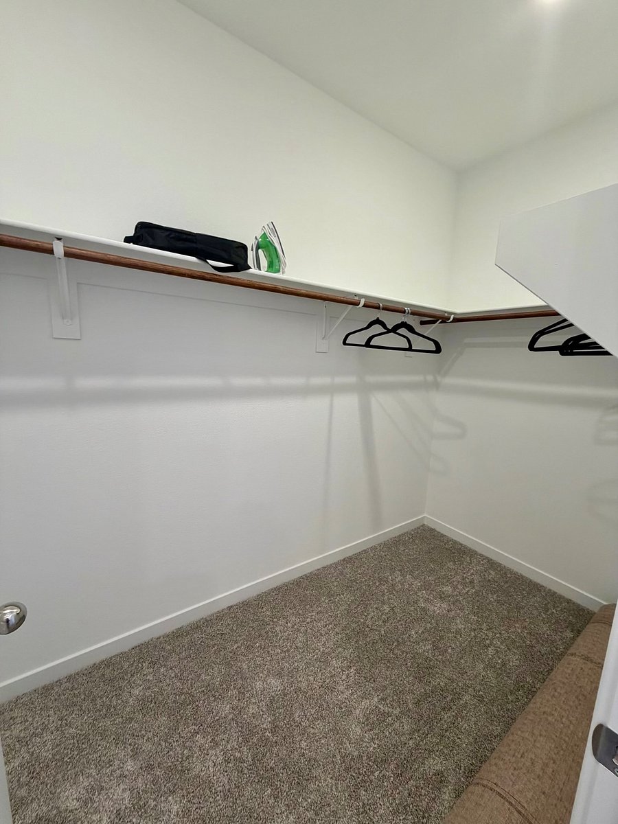 Large walk in closet for Master Bedroom