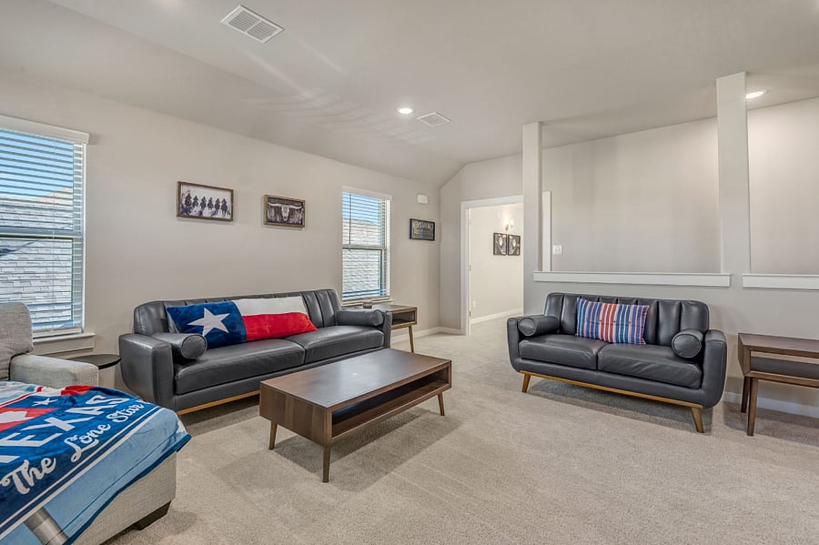 Upstairs Game Room - Also Equipped with 75" Smart TV