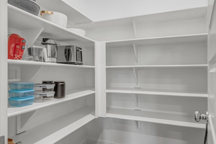 Kitchen Pantry has ample storage