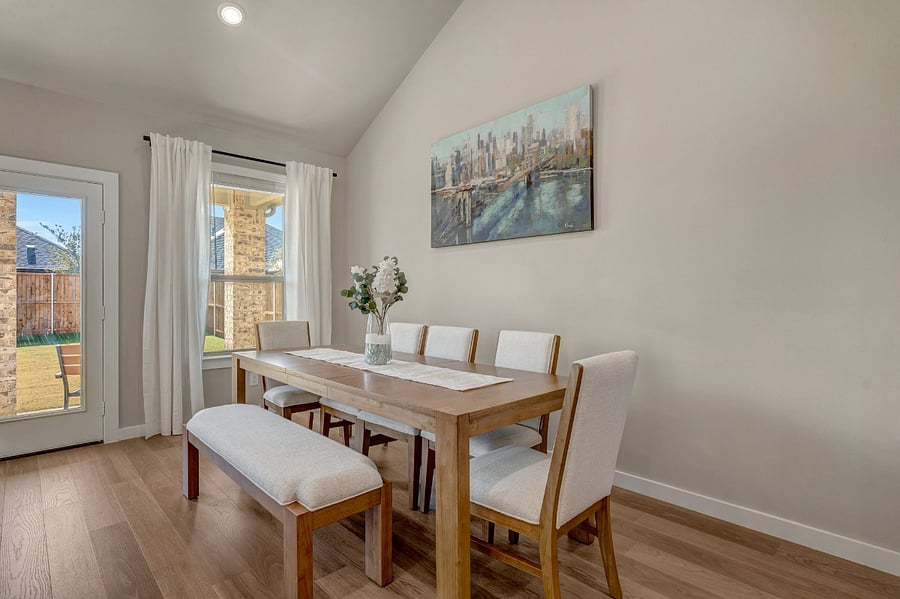 Dining Room Table can seat up to 8