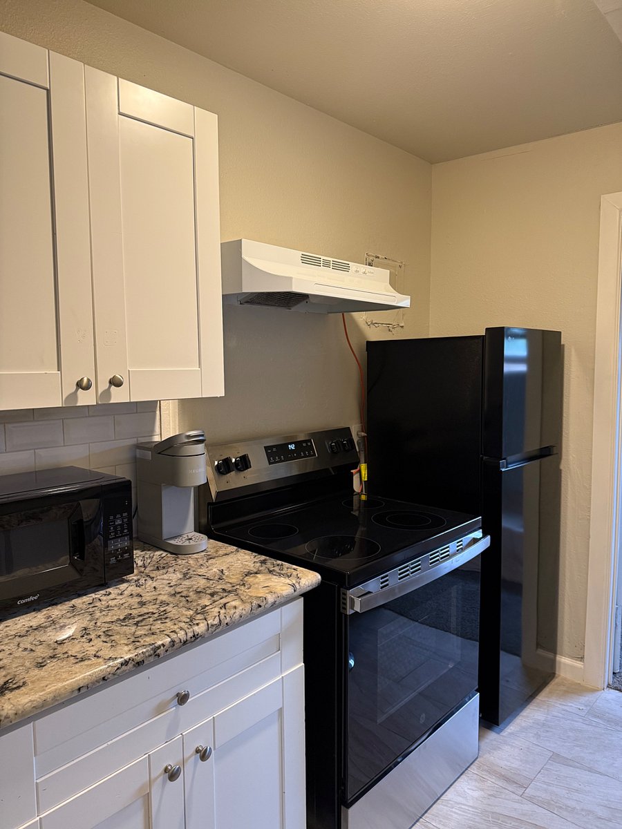 New appliances (stove and fridge)