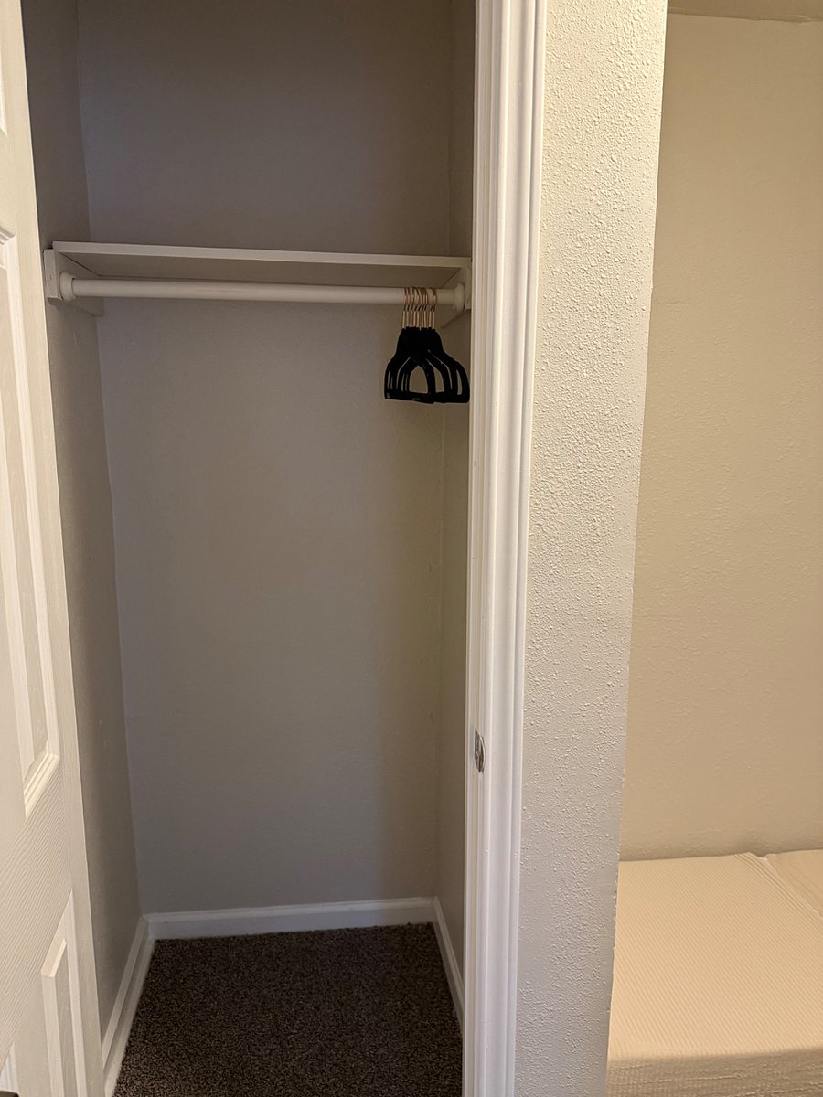 Closet space in study room