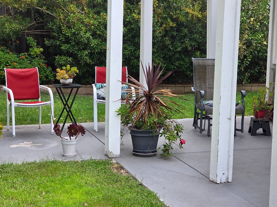 Outside Sitting Area.