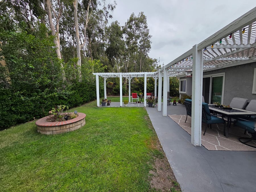 Quite Backyard.