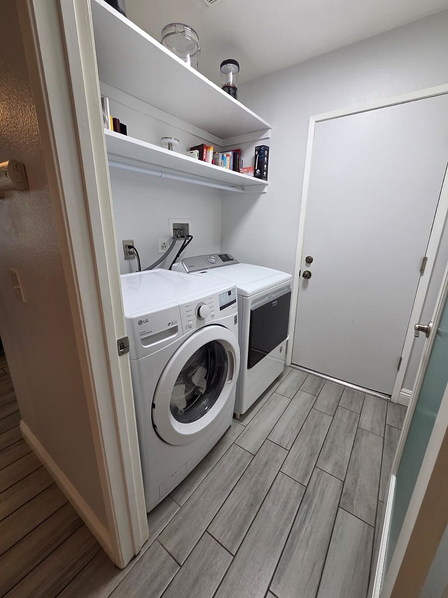 Private Washer & Dryer for your use