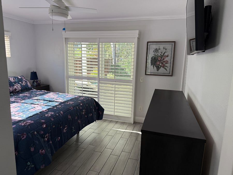 Master Bedroom with TV