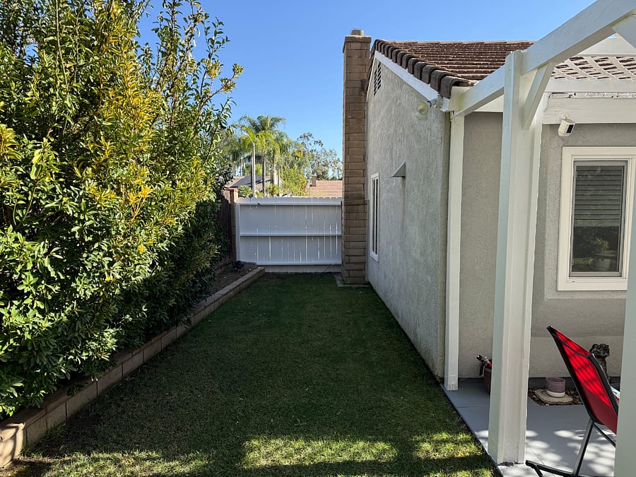 Side yard.