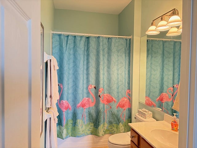 Hall bathroom.