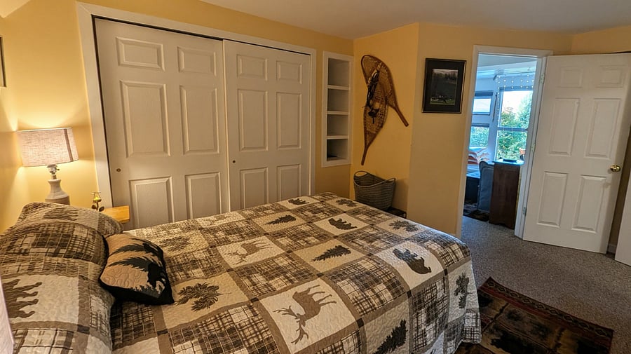 Bedroom view of living room