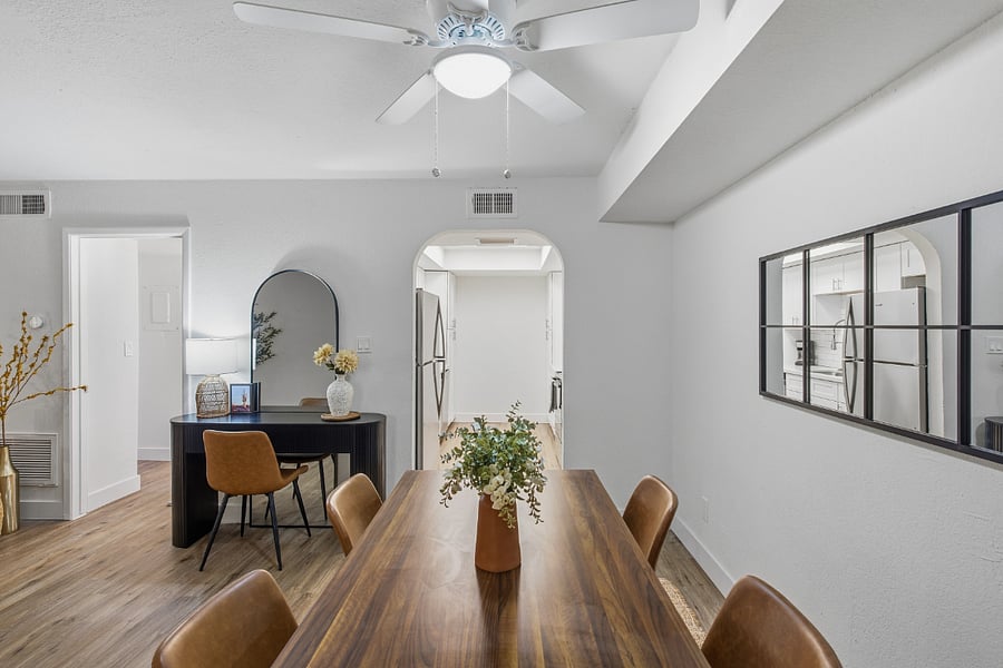 Dining table and work desk