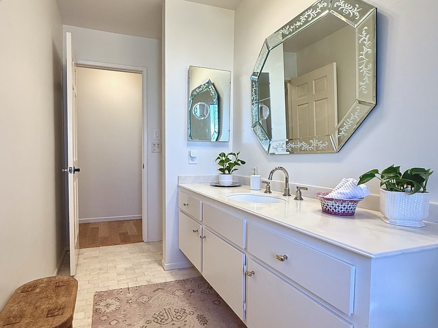 Hall bath.