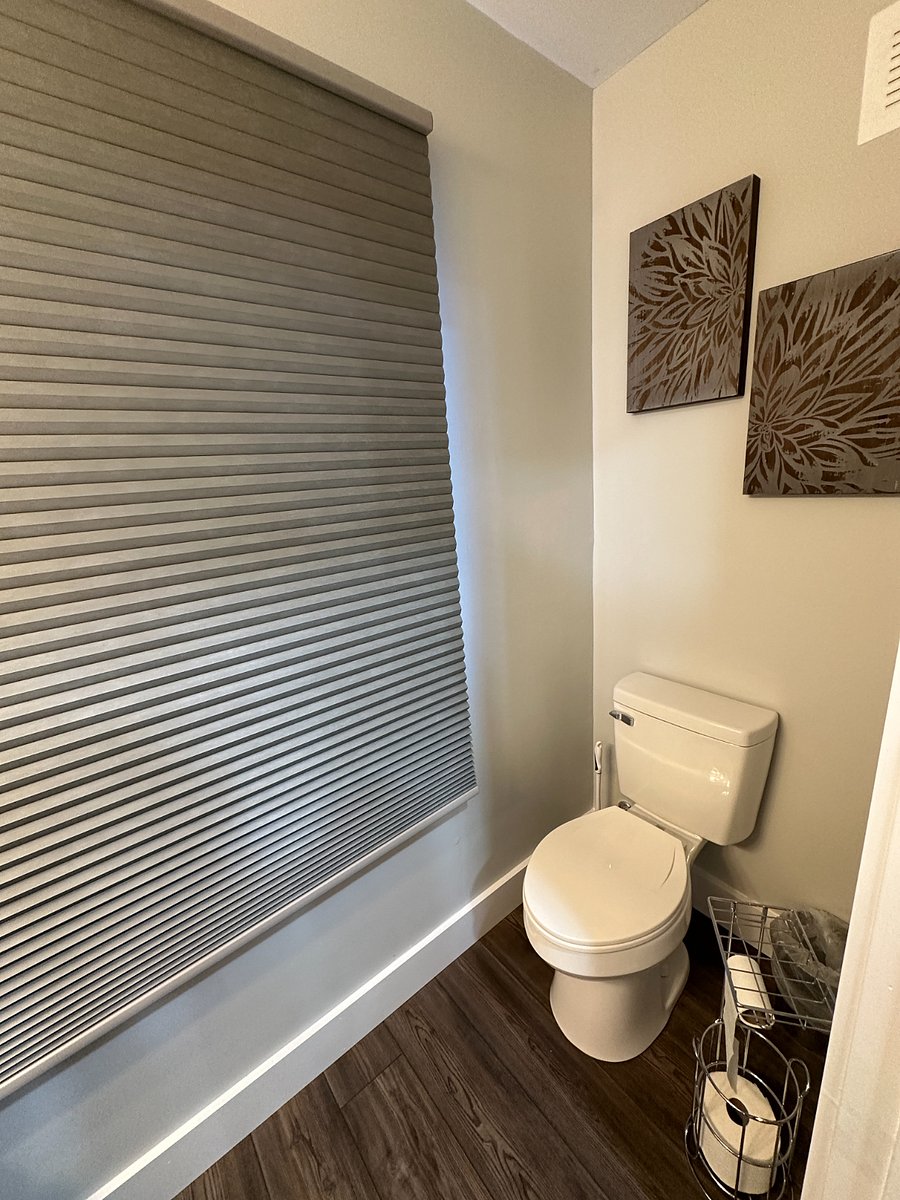 Half bath toilet off kitchen